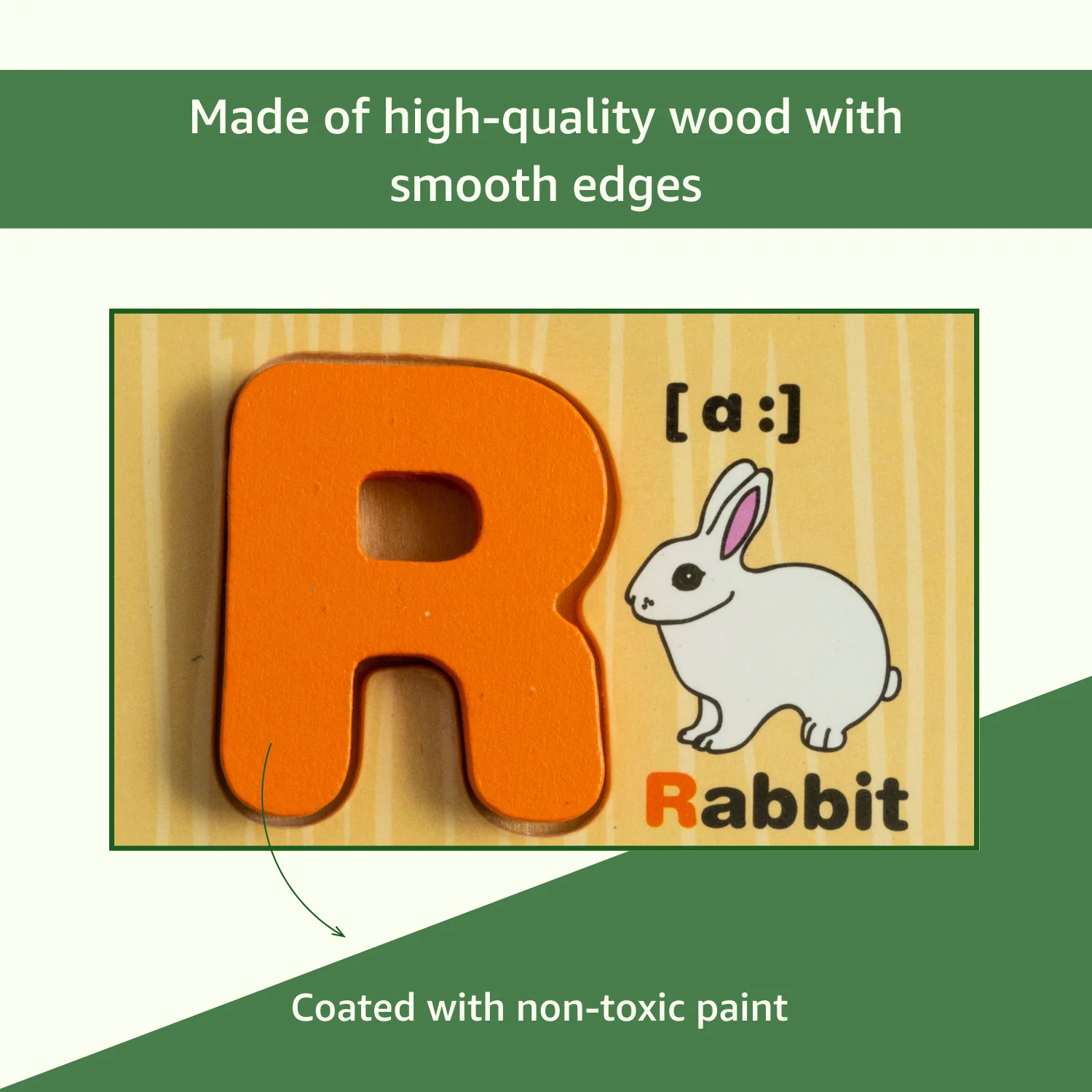 Alphabet Learning Board (Wooden) - Image 4