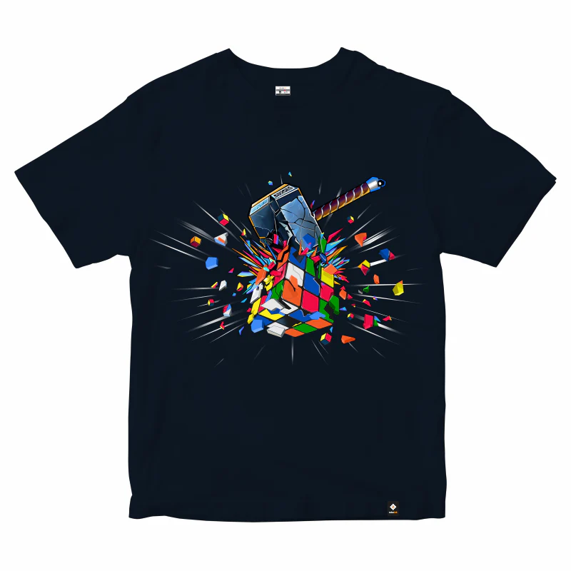CubeInk Smashed Cube T-Shirt - Image 2