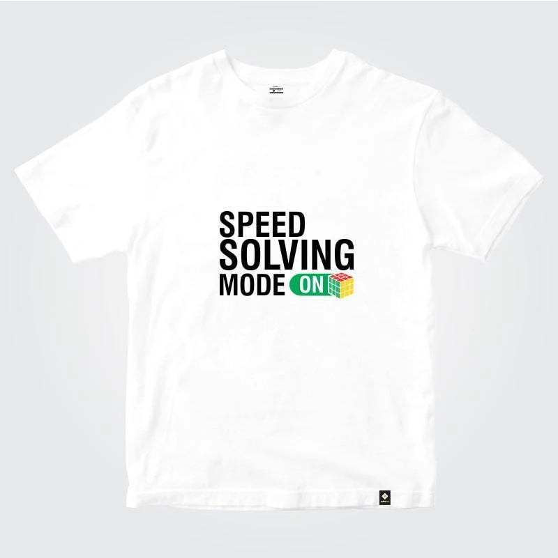 CubeInk Speed Solving Mode - ON T-Shirt - Image 2