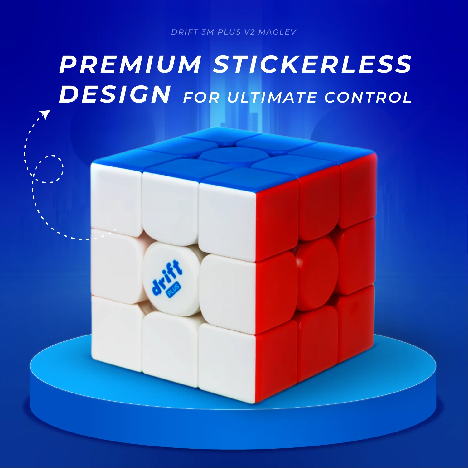 Drift 3M PLUS v2 3x3 (Magnetic) Speed Cube (Refurbished) - Image 12