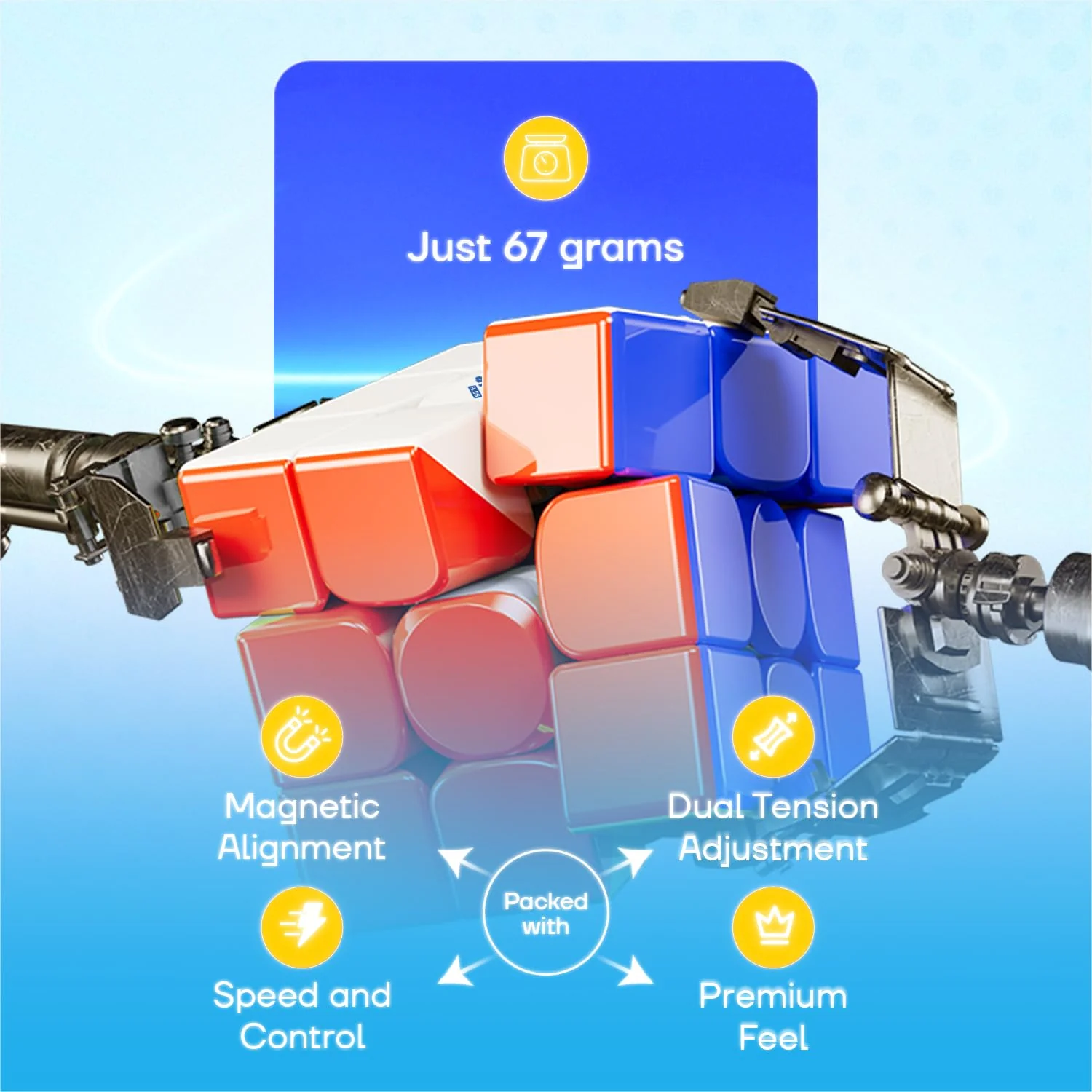 Drift 3M PLUS v2 3x3 (Magnetic) Speed Cube (Refurbished) - Image 5