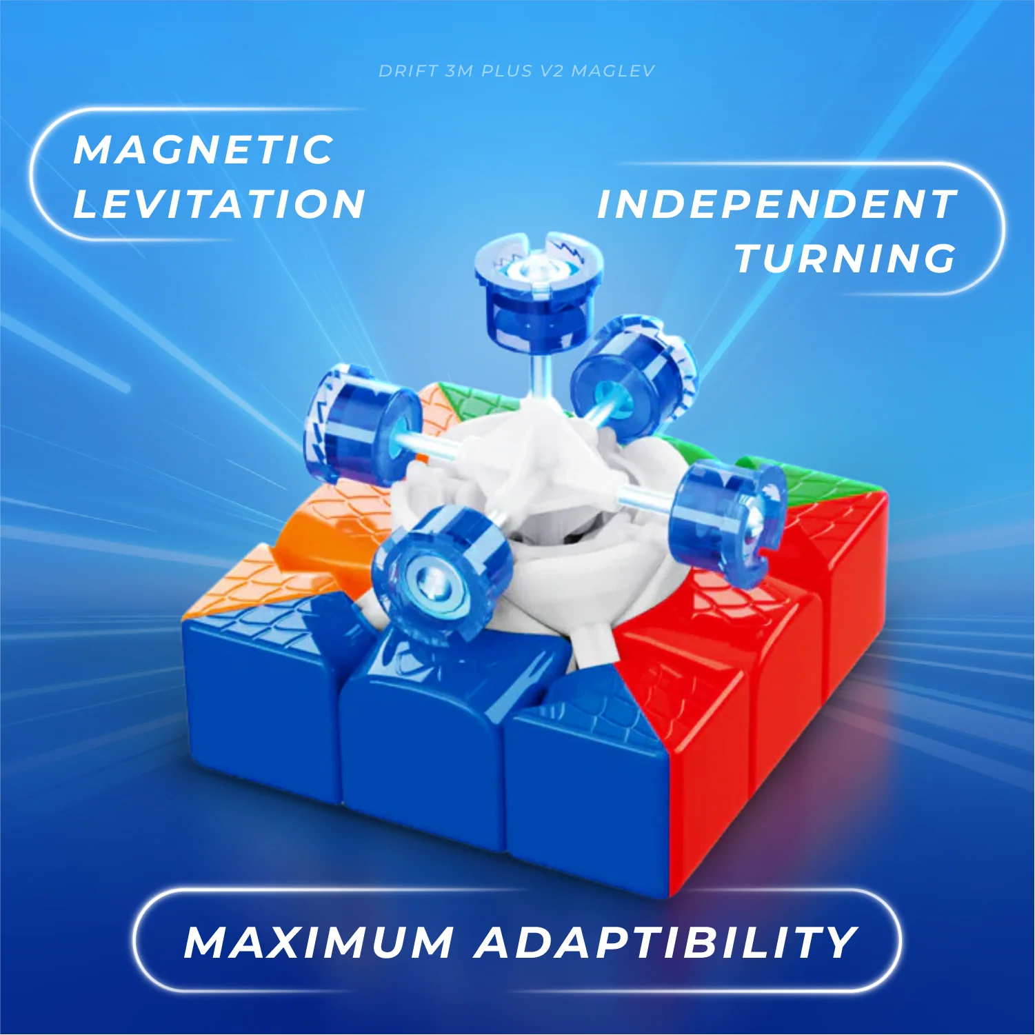 Drift 3M PLUS v2 3x3 (Magnetic) Speed Cube (Refurbished) - Image 9