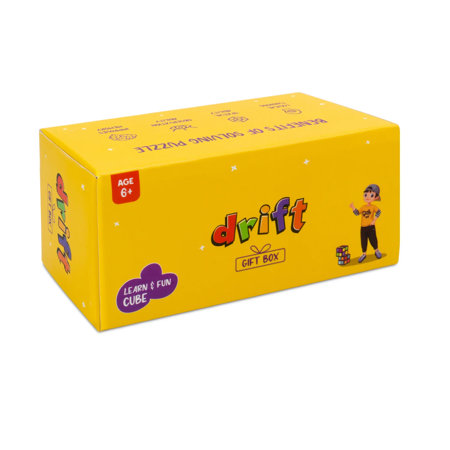 Drift 3x3 Black & 3x3 Stickerless Gift Box - Image 3