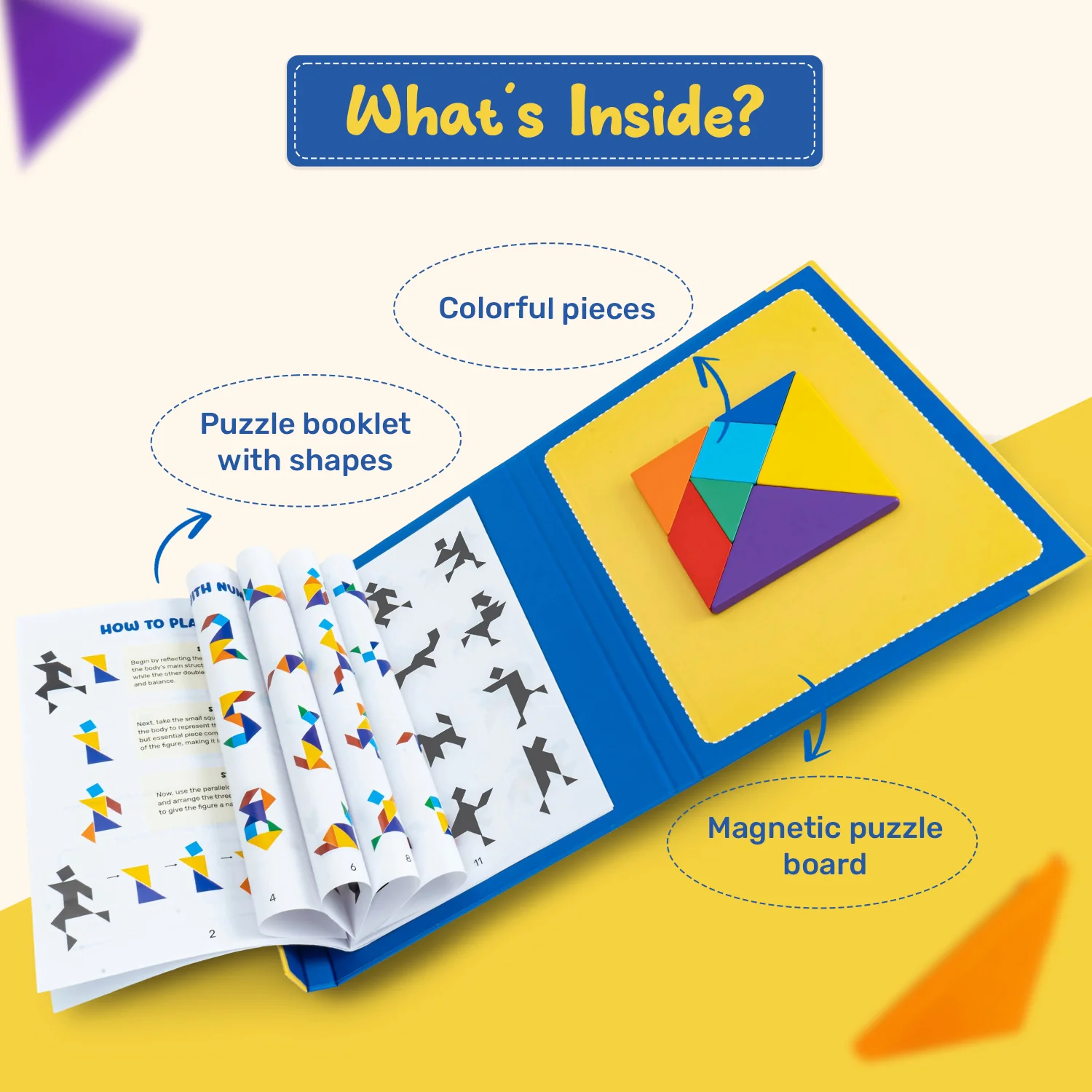 Drift Magnetic Tangram Puzzle - Image 3