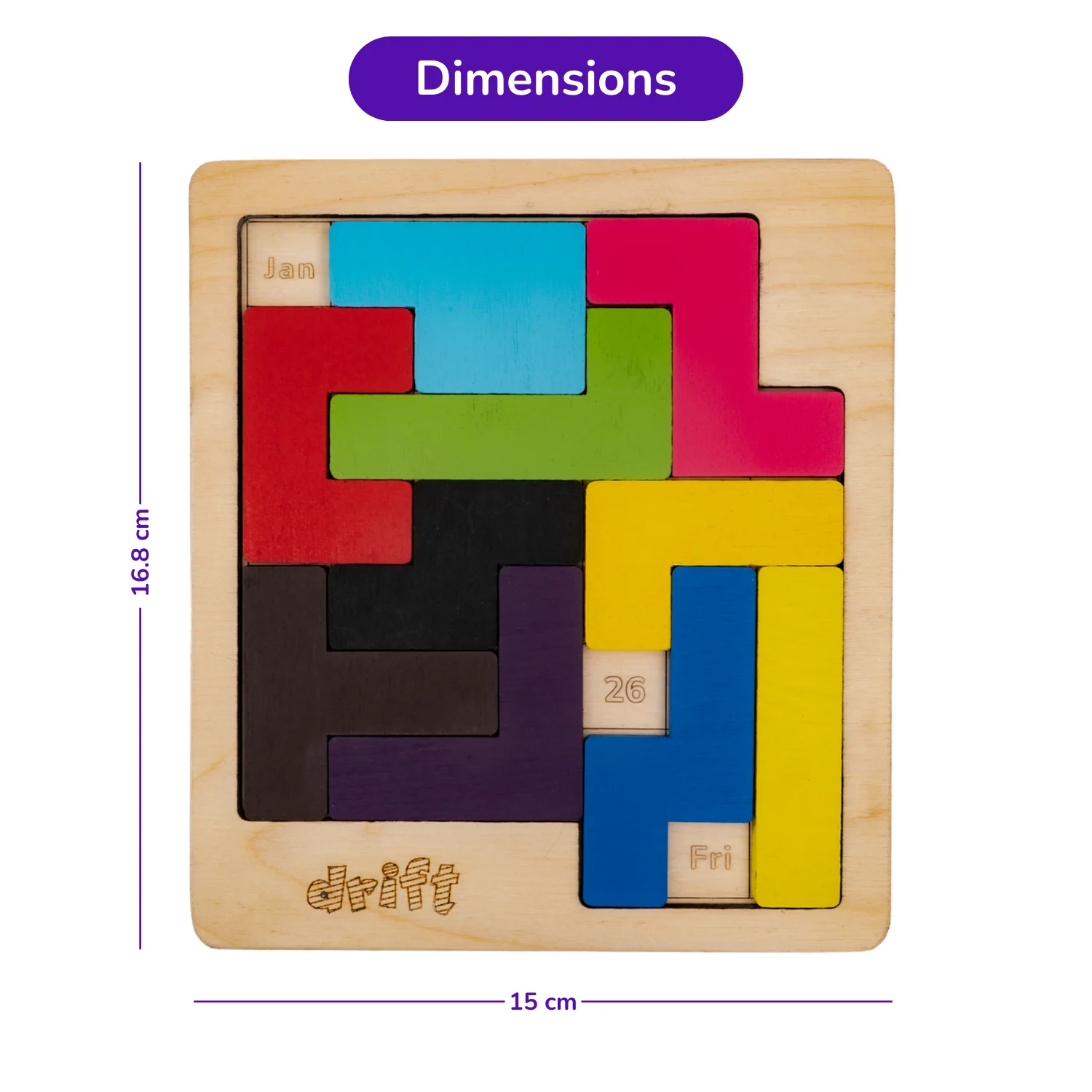 Drift Weekday Calendar Puzzle - Image 8