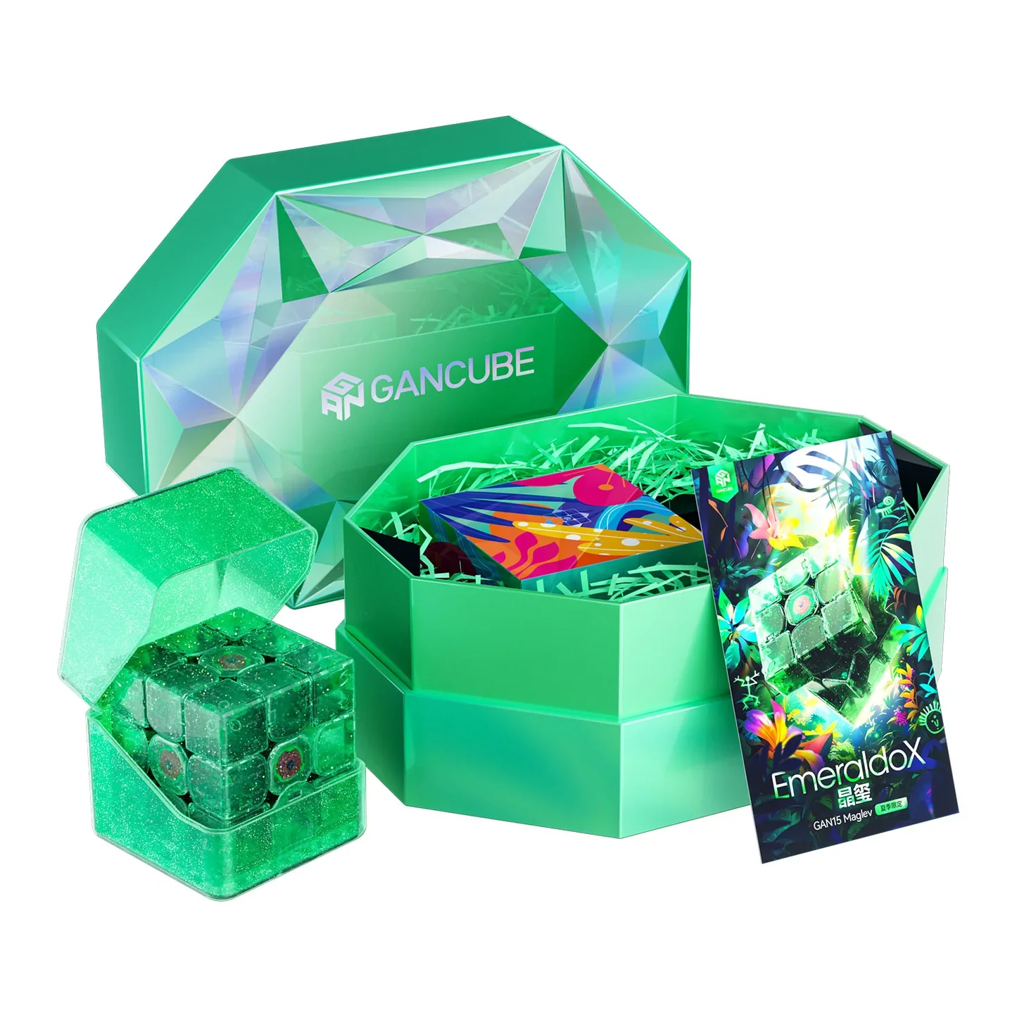 GAN 15 MagLev EmeraldoX 3x3 (Limited Edition) - Image 10