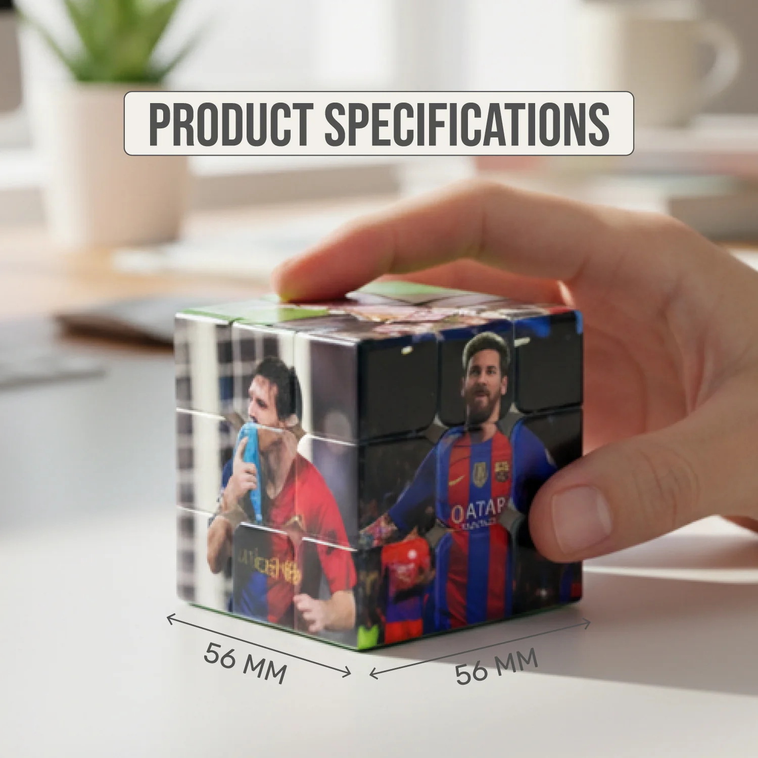 Messi Rubik’s Cube – Full UV-Printed Tribute Puzzle | Limited Edition Collectible - Image 6