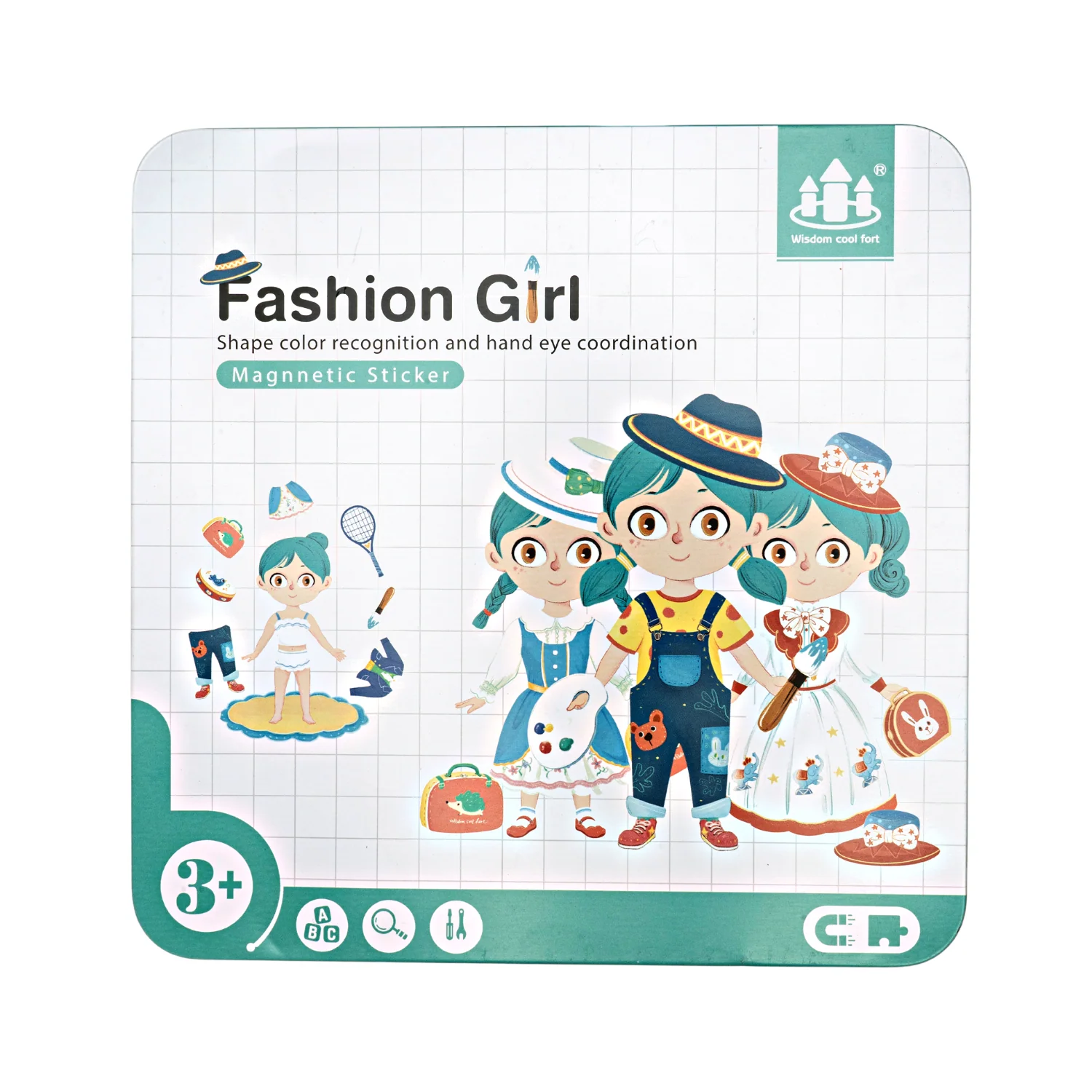 Montessori Fun Magnetic Sticker Game - Image 19