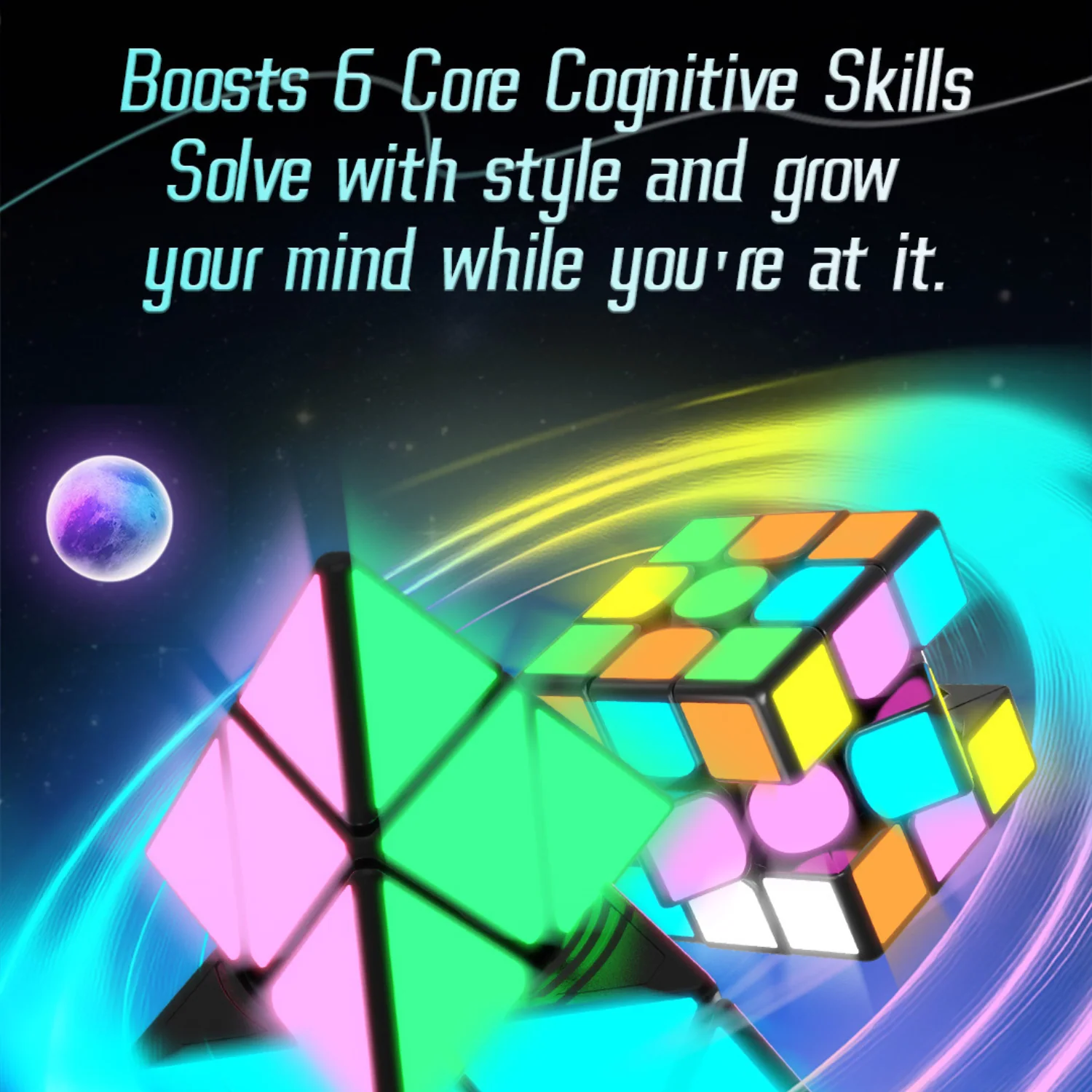 QiYi 3x3 Cube (Fluorescent stickers) - Image 7