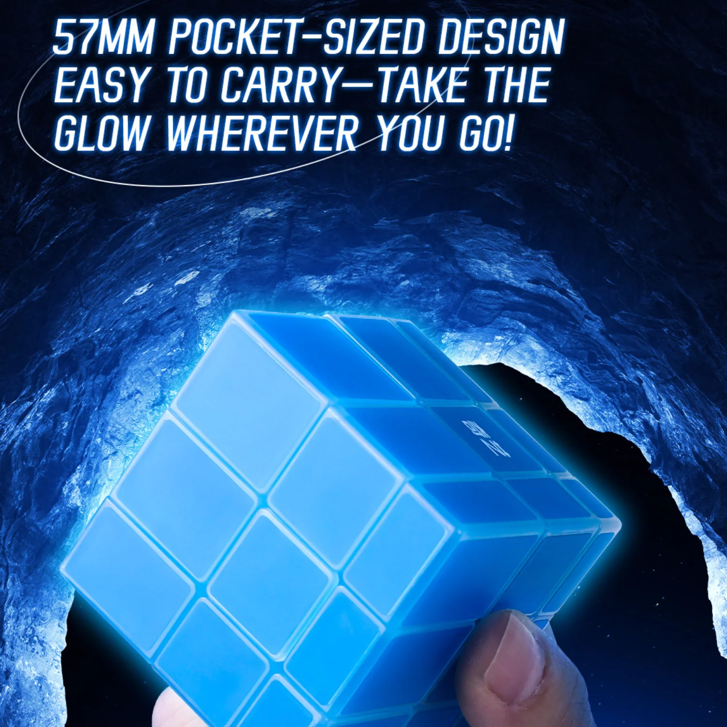 QiYi 3x3 Mirror Cube (Glow in Dark) - Image 3