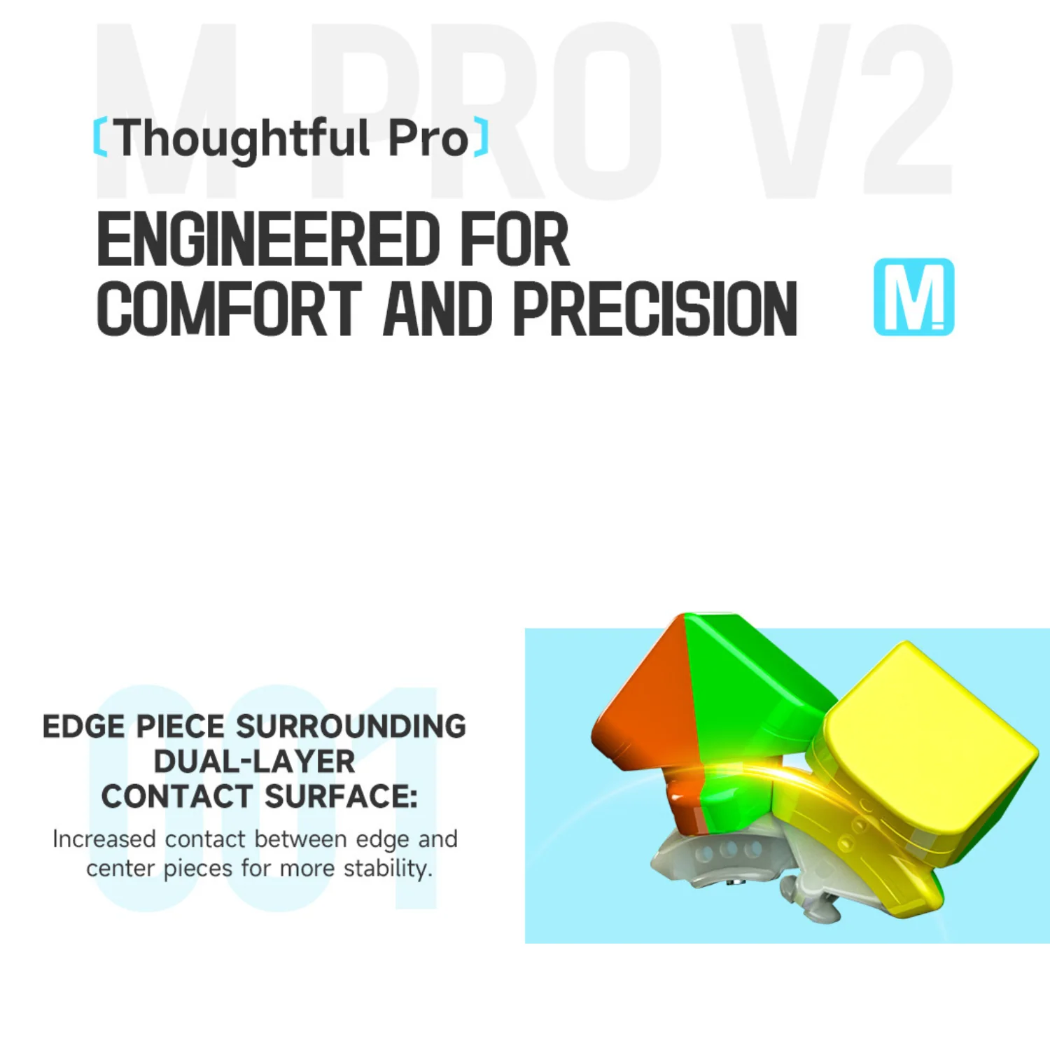 QiYi M Pro v2 3x3 (Magnetic) - Image 5