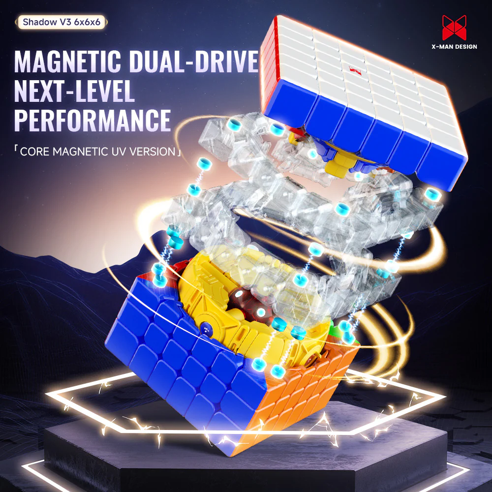 QiYi X-Man Shadow 6x6 v3 (Magnetic) - Image 8