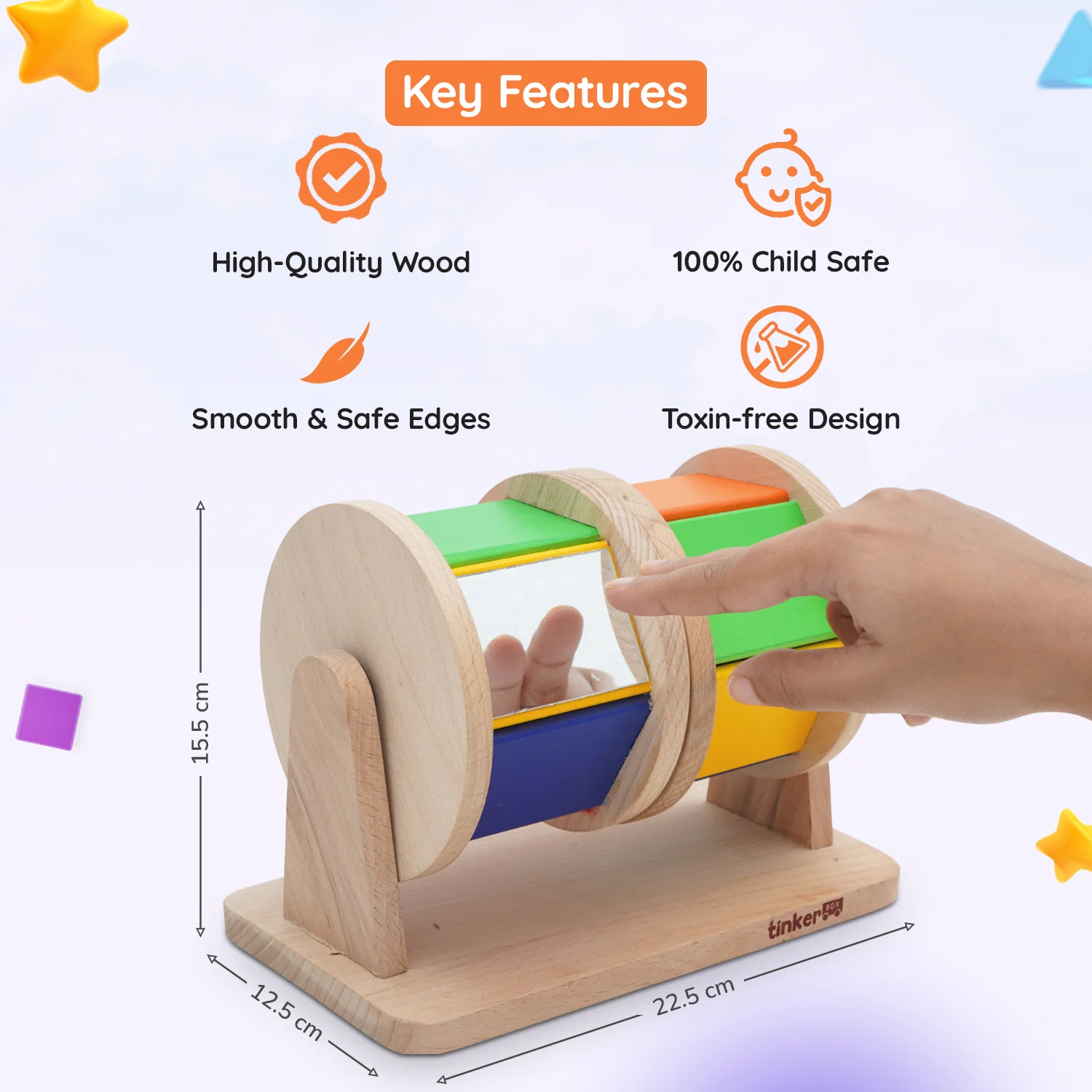 TinkerBox Double Spinning Drum - Image 4