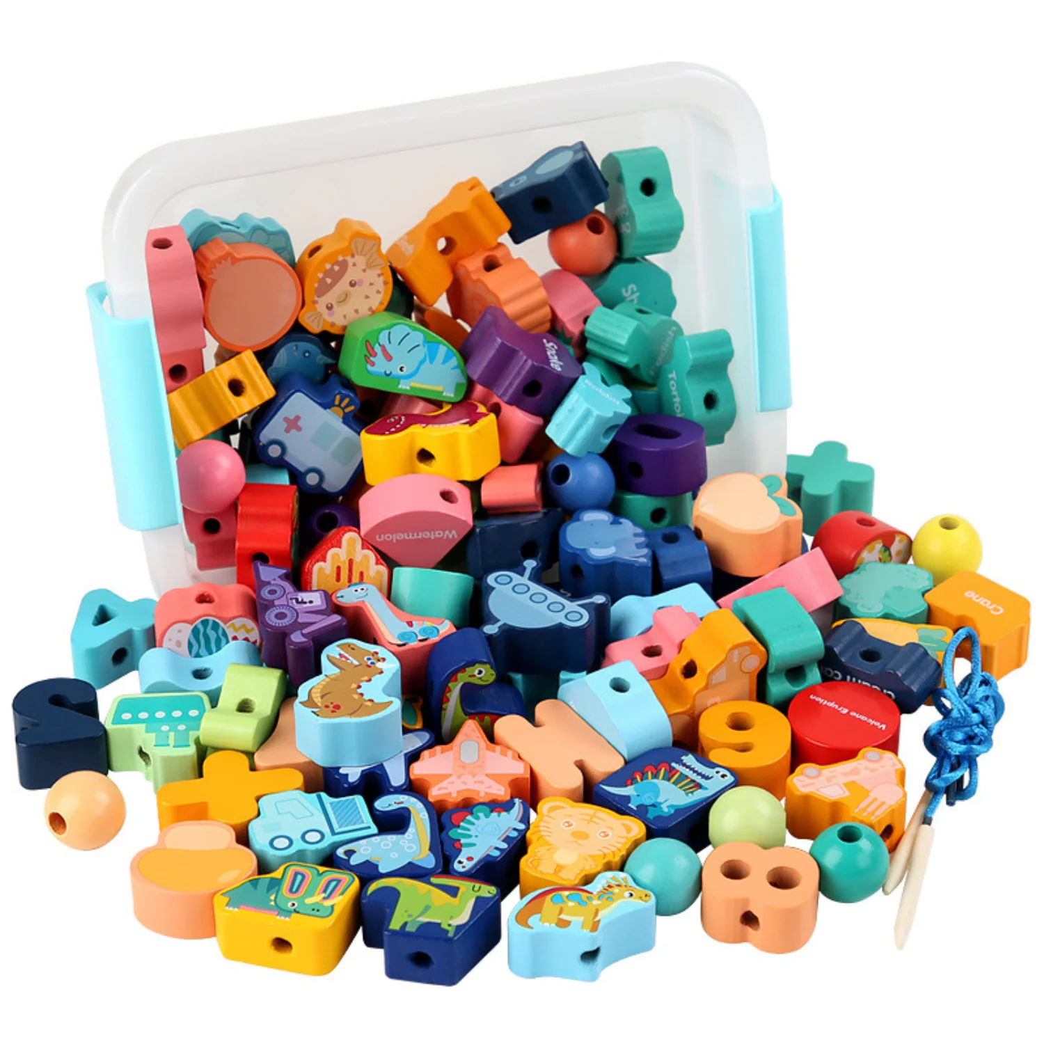 Wooden Beads Lacing Game - Image 7