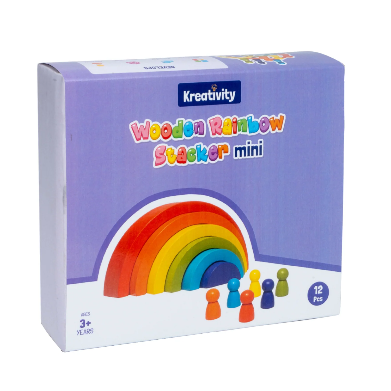 Wooden Rainbow Stacker (Mini) - Image 7
