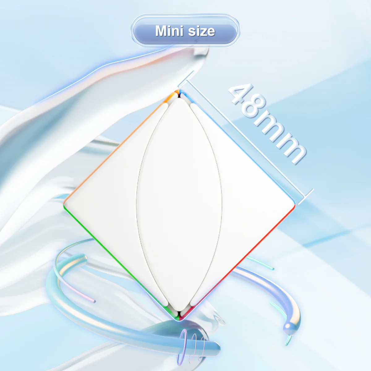 YJ Pocket Mini Maple Cube (Magnetic) - Image 3