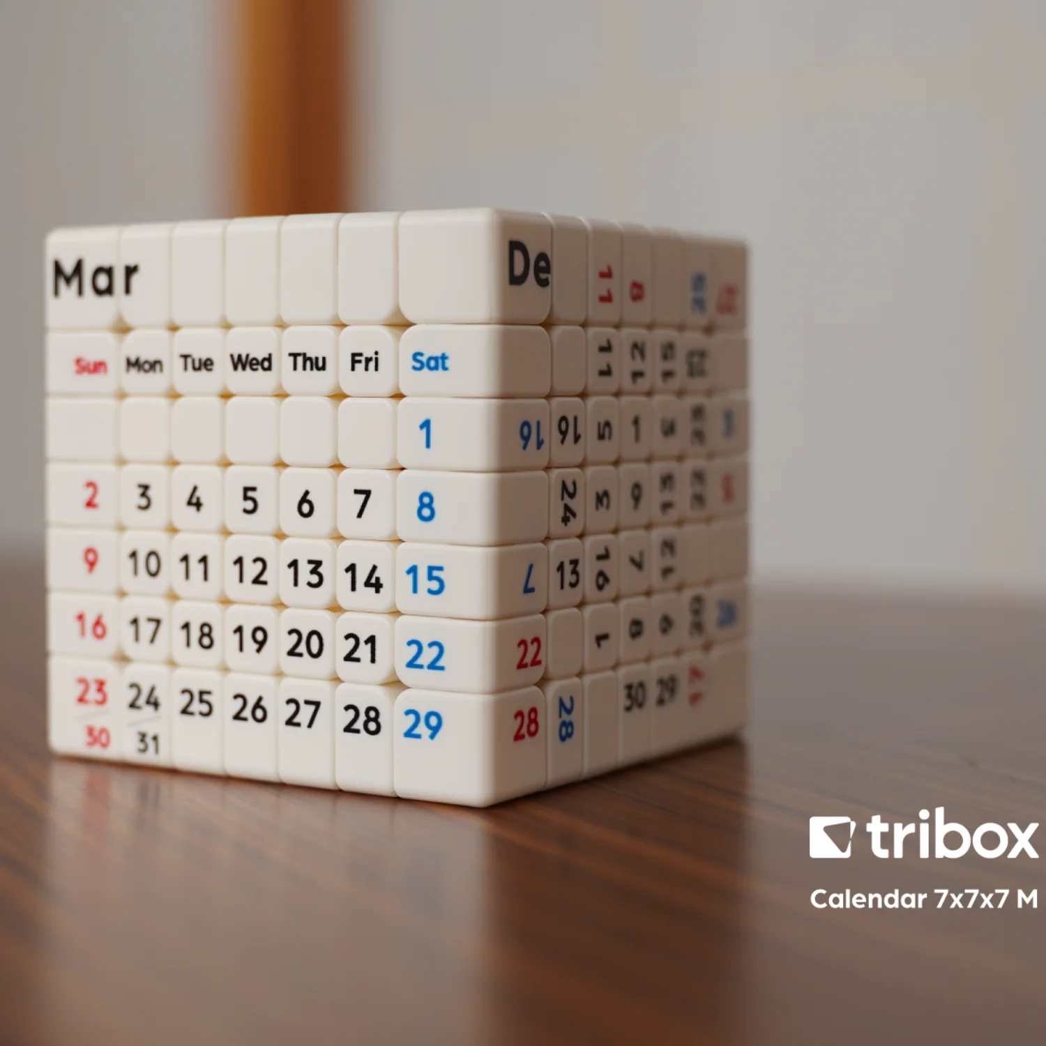 Z-Cube+Tribox 7x7 Calendar Cube (Magnetic) - Image 4