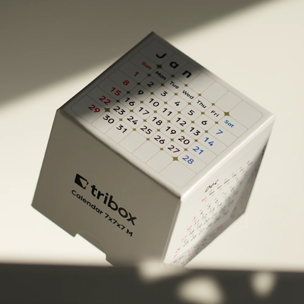 Z-Cube+Tribox 7x7 Calendar Cube (Magnetic) - Image 9